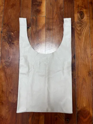 BAGGU Leather Natural Tote thumbnail 3