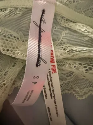 Urban Outfitters Just Peachy Green Lace Off-Shoulder Bralette thumbnail 4