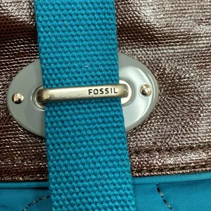 Fossil turquoise Crossbody purse bag thumbnail 8