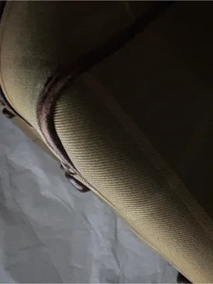 Burberry Beige and Brown Check Canvas‎ Tote with Leather Trim thumbnail 7