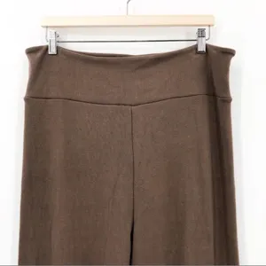 WOMN. Thea Leggings Brown Ribbed High Rise Stretchy XXL NEW thumbnail 4