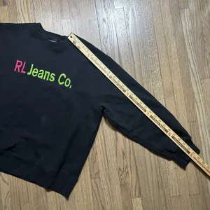 Vintage Polo Ralph Lauren Jeans Sweatshirt Women's SZ M/L Y2K USA Spell Out thumbnail 8