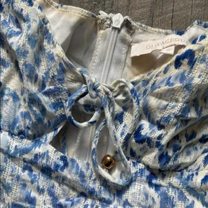 Olivaceous Blue and White Floral Blouse thumbnail 6
