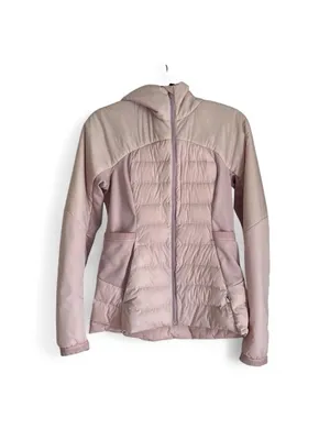 Lululemon Down For It All Jacket Porcelain Pink Lightweight Puffy Coat Size 8 thumbnail 6
