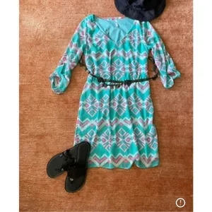 BLUSH Summer mint mini dress thumbnail 2