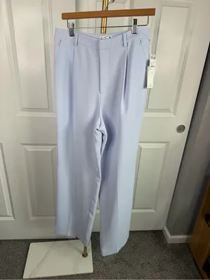 Good American Powder Purple High Rise Tailored Pants Size 8/29 NWT thumbnail 7