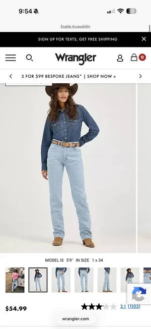 Wrangler Cowboy Cut Jeans thumbnail 4