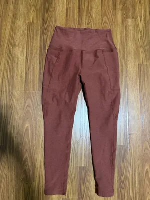 Beyond Yoga Spacedye High Rise Athletic Clove Brown Heather leggings medium. thumbnail 2