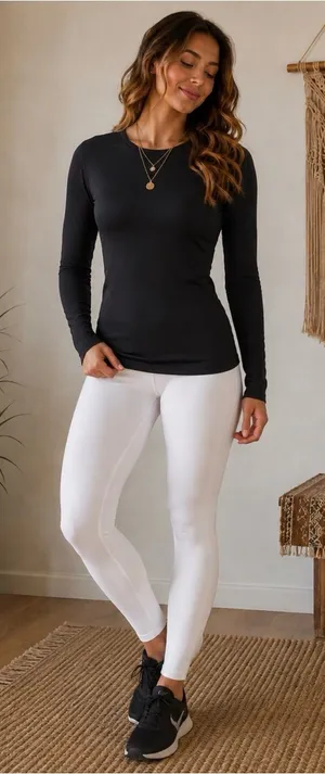 lululemon Black Long-Sleeve Performance Tee Size Medium thumbnail 1