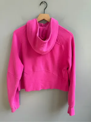 Lululemon Scuba Oversized Full Zip Sonic Pink Size XS / S thumbnail 5