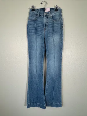 Revice Blue Star Flare Jeans Womens 29 Denim High Rise Casual Patriotic Boho thumbnail 17