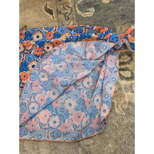 Kulani Kinis Floral Sheer Mesh Cover- Up Sarong Sz M NEW thumbnail 9