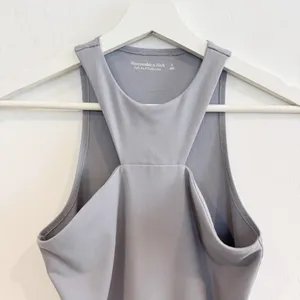 Abercrombie Sleeveless High‎ Neck Seamless Soft AF Bodysuit Casual Summer Small thumbnail 2