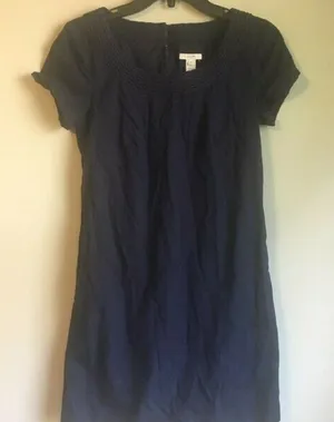 J. Crew size 0 navy dress thumbnail 1