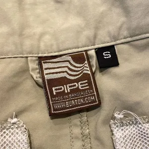 Burton pipe womens green cargo pants size small thumbnail 7