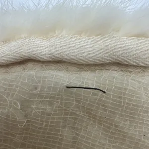 Vintage Genuine Fur Shawl Stole Wrap Cream Ivory Soft thumbnail 10