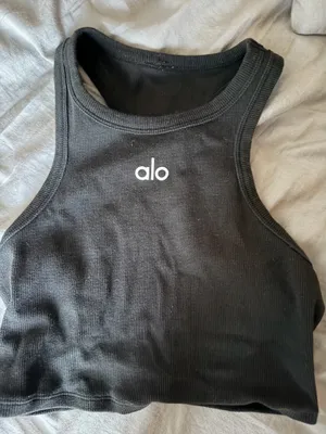 Alo Aspire Yoga Tank Black XXS thumbnail 2