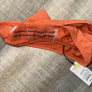 Shade And Shore Bikini Orange, XS Bottoms 34B Top Padded And Underwire thumbnail 8