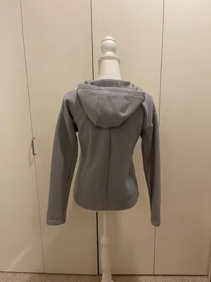 North face grey zip up hoodie XS #110 NWOT thumbnail 3