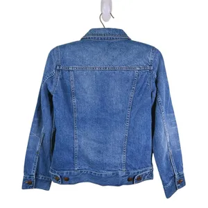 Madewell Womens Denim Trucker Jacket Small Blue Button Front Casual Fall Country thumbnail 3