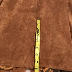 Dennis by Dennis Basso genuine leather jacket blazer Women’s size medium brown thumbnail 9