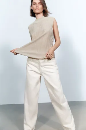 ZARA Combined Pleated Top thumbnail 3
