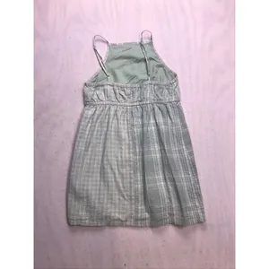 American Eagle‎ Mini Dress Womens M Green NWT Mixed Gingham Plaid Linen Blend thumbnail 6