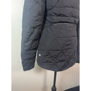 Lululemon Fluffed Up Jacket Women's 6 Black Zip Up Goose Down Reflective Running thumbnail 7