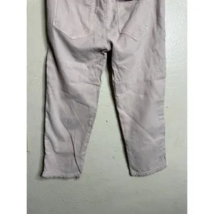 The Great. The Ric Rak Pant size 24 Blush Pink Cropped Utility Scalloped Trim thumbnail 10
