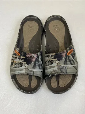 Crocs Modi Realtree Slide Sandals Men's Size 7 Women's Size 9 thumbnail 2