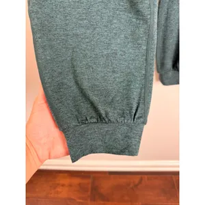 Quince FlowKnit Highrise Boyfriend Performance Joggers Heathered Green XS thumbnail 9