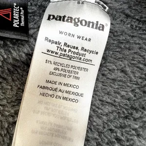 Patagonia 1/4 Re-Tool Snap-T Fleece Pullover Gray Medium thumbnail 4