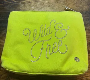 Spartina 449 Lime Green Wild And Free‎ Cosmetic Bag thumbnail 1