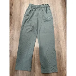 Aloha Island Alo Yoga Sweatpants Womens M‎ Green Accolade Straight Leg Flaw thumbnail 2