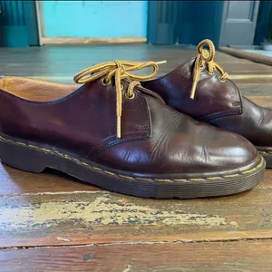 Rare 80’s DR. MARTENS Made in England 3-eye Brown Oxfords AW 1484 - M 9, W 10 thumbnail 5