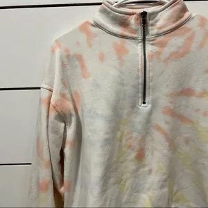 American Eagle Pastel Tie Dye Quarterzip thumbnail 5