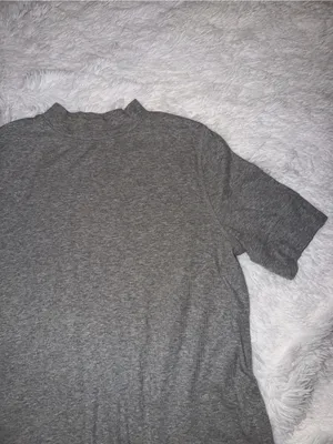 GAP Gray Short-Sleeve Mock Rib T Neck Tee size XXL thumbnail 2