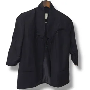 LC Lauren Conrad | EUC Philippines Black Open-Front Blazer Jacket (size 2) thumbnail 3