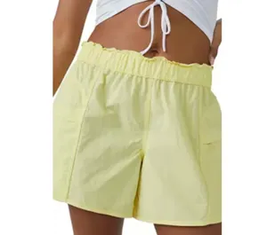 Free People Movement In The Wild Shorts Glow Yellow thumbnail 5