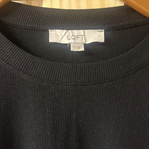 Loft Plaid Lace Trim Mixed Media Blouse size M thumbnail 3