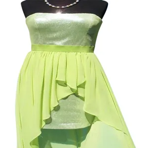 Cache Apple Green Sequin Encrusted Strapless Event New HiLow Dress Lined $218 NWT thumbnail 8