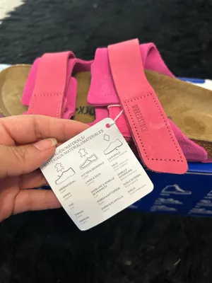 BIRKENSTOCK Uji pink leather gladiator sandals slippers shoes women’s eur 38 new thumbnail 7