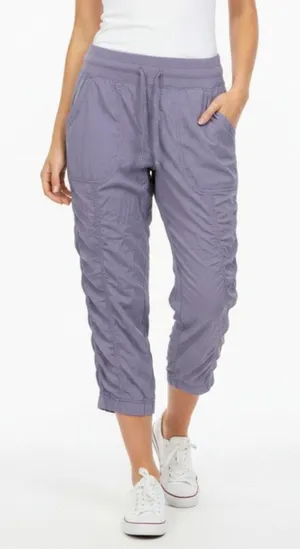 North Face Lavender Cargo Leisure Outdoor Cropped Pants S thumbnail 1