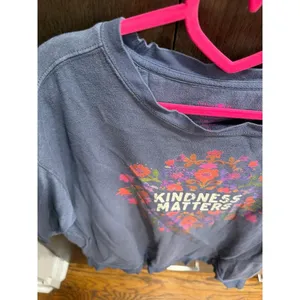Natural Life "Kindness Matters" short sleeve sweatshirt women's XL thumbnail 2