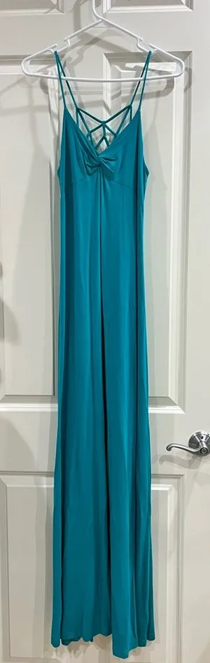 Banana Republic jersey maxi dress, strappy back size small thumbnail 1