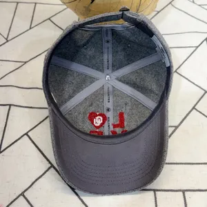Top of the World Hat Womens OS‎ Grey Oklahoma Sooners OU Love Wool Blend Cap thumbnail 4