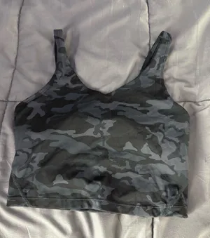 Camo athletic tank Gray thumbnail 1