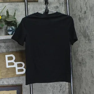 NWT Reebok Womens Logo Cotton Graphic T-Shirt Tee IT8891 Black XS thumbnail 3