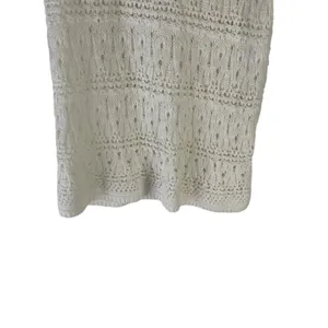 Wyatt Women's Size Medium White Sleeveless Crochet Top Festival Boho‎ Cottage thumbnail 3