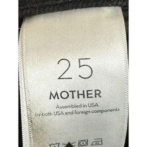 MOTHER Denim Snacks High Waisted Twizzy Skimp Jeans Womens 25 Black Smacking Good thumbnail 9
